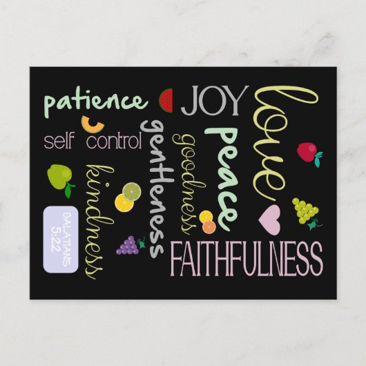 vruchten van de gedistilleerde drank briefkaart (Voorkant)