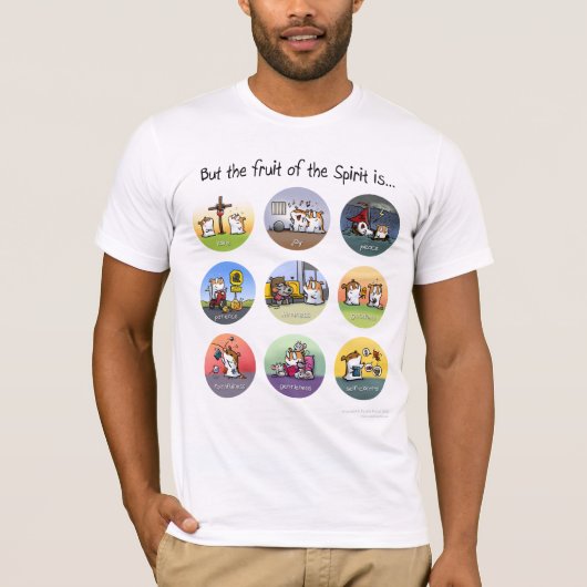 Vruchten van de gedistilleerde Shirt (licht) (Voorkant)