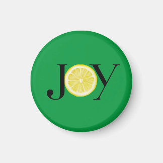 Vruchten van de Spirit Lemon Slice "Joy" Green Mag Magneet