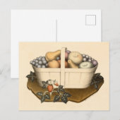 Vruchten van Grant Wood Feestdagenkaart (Voorkant / Achterkant)