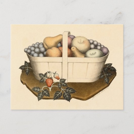 Vruchten van Grant Wood Feestdagenkaart (Voorkant)