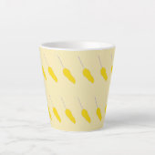Vruchten van het aardontwerp latte mok (Voorkant)