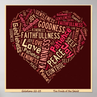 Vruchten van het gedistilleerde Poster