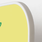 Vruchten van paars cartoon pickleball paddle (Links Detail)