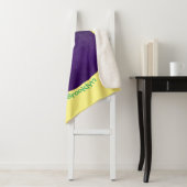 Vruchten van paars cartoon sherpa deken (In situ)