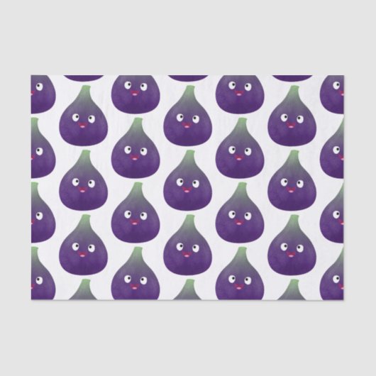 Vruchten van paars cartoon tissuepapier (Voorkant)