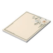 Vruchten van Rozen van het bureau van de crème Notitieblok (Gedraaid)