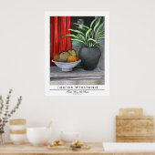 Vruchten, wijn en Plant Poster (Keuken)