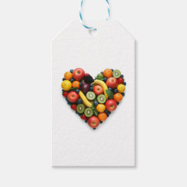 Vruchtenhart Cadeaulabel