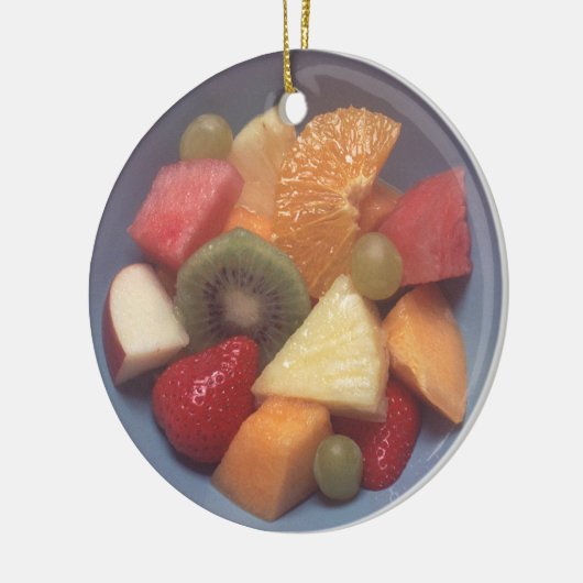 Vruchtensalade Keramisch Ornament (Links)