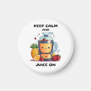 Vruchtensapcentrifuge Keep Calm And Juice Gezondh Magneet