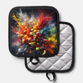 Vruchtexplosie Pannenlap (Voorkant / Achterkant)