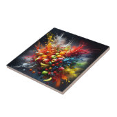 Vruchtexplosie Tegeltje (Zijkant)