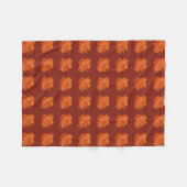 Vruchtpatronen Bloed Oranje geschenken Fleece Deken (Voorkant (Horizontaal))