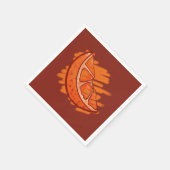 Vruchtpatronen Bloed Sinaasappel Servet (Hoek)