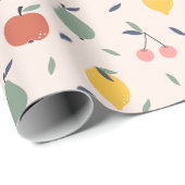 Vruchtpatroon bevestigen cadeaupapier (Rol Hoek)