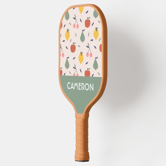 Vruchtpatroon bevestigen pickleball paddle (Links)