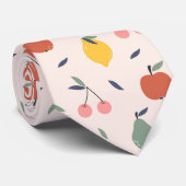 Vruchtpatroon bevestigen stropdas (Opgerold)