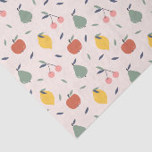 Vruchtpatroon bevestigen tissuepapier (Detail)