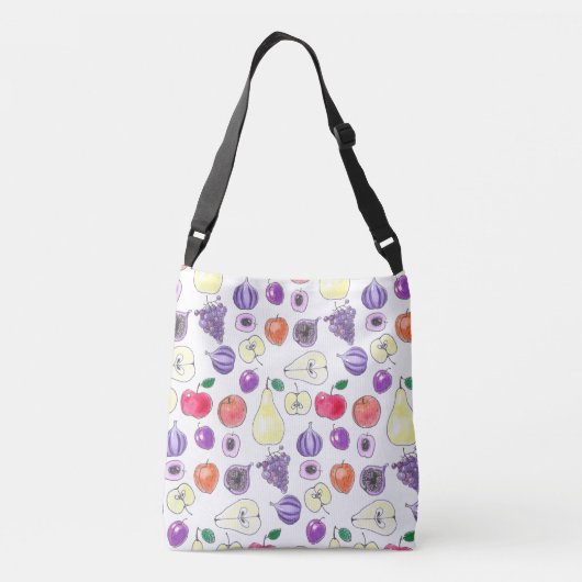 Vruchtpatroon Crossbody Tas (Achterkant)