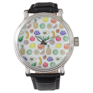 Vruchtpatroon Horloge