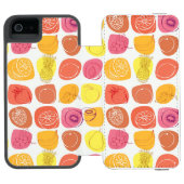 Vruchtpatroon Incipio iPhone Portemonnee Hoesje (Agenda Open)