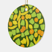 Vruchtpatroon Keramisch Ornament (Links)