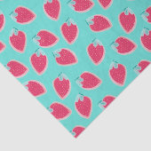 Vruchtpatroon met aardbeiboomvrucht tissuepapier (Detail)