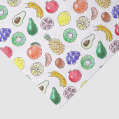 Vruchtpatroon Tissuepapier (Detail)