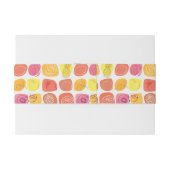 Vruchtpatroon Uitnodigingen Wikkel (Achterkant Voorbeeld)