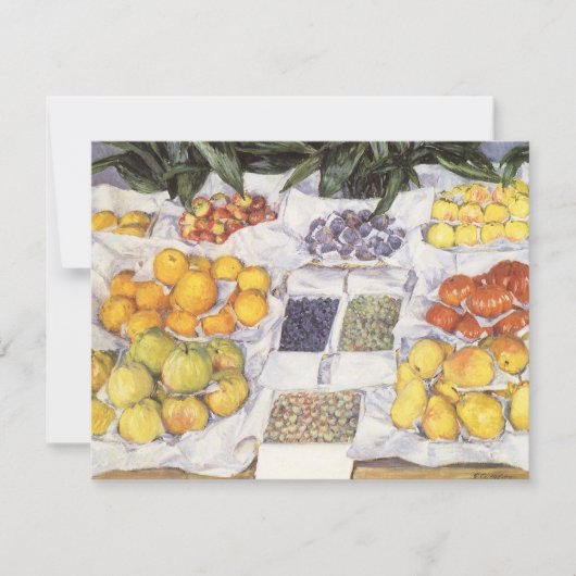 Vruchtstandaard van Gustave Caillebotte,  kunst (Voorkant)