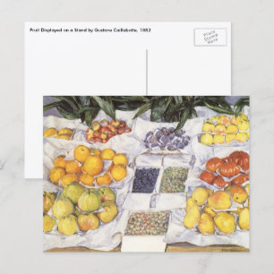 Vruchtstandaard van Gustave Caillebotte, Kunst Briefkaart