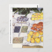 Vruchtstandaard van Gustave Caillebotte,  kunst Briefkaart (Voorkant / Achterkant)