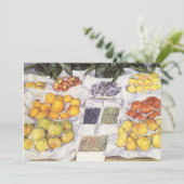 Vruchtstandaard van Gustave Caillebotte,  kunst Kaart (Staand voorkant)