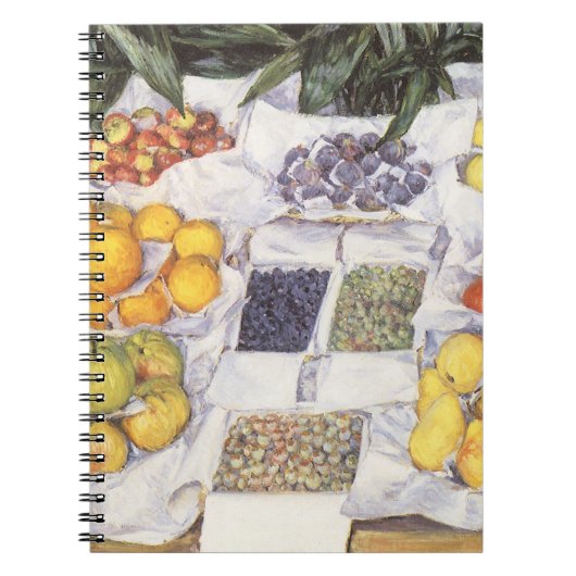 Vruchtstandaard van Gustave Caillebotte, kunst Notitieboek (Voorkant)