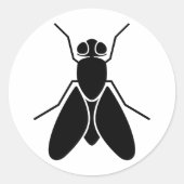 Vruchtvet Ronde Sticker (Voorkant)