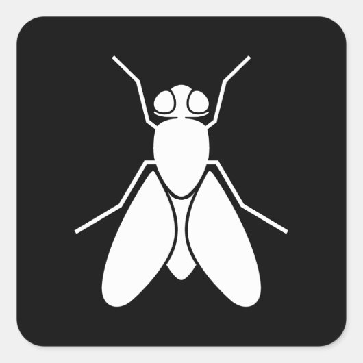 Vruchtvet Vierkante Sticker (Voorkant)