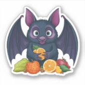 Vruchtvlees Sticker (Voorkant)