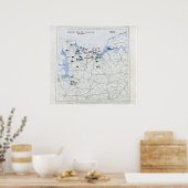 VS 12e landpositieschema 2400 op D-Day Poster (Keuken)