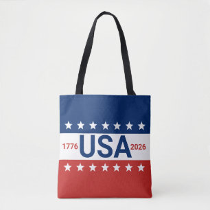 VS 1776 2026 250ste verjaardag Rood Wit Blauw Draagtas