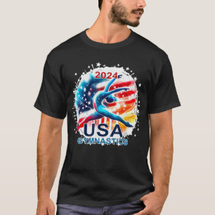 VS 2024 Spelen Verenigde Staten Turnen Amerika 20 T-shirt