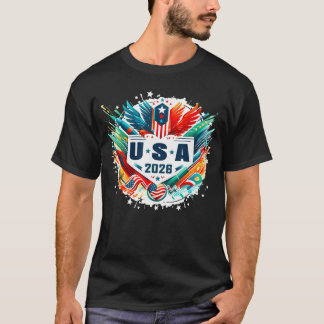 VS 2026 Ga naar Verenigde Staten Sport VS-team 202 T-shirt