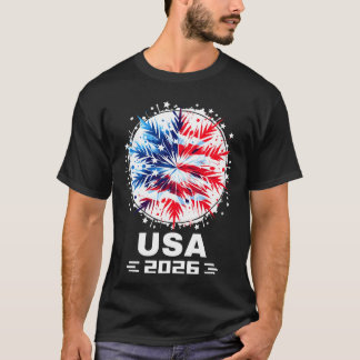 VS 2026 Ga naar Verenigde Staten Wintersport USAea T-shirt