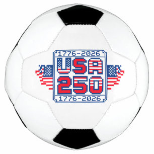 VS 250 – 1776 tot 2026 Pixel Art Voetbal