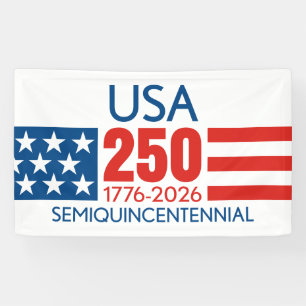 VS 250 - 250e verjaardag van Amerika - Sterren Str Spandoek