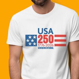 VS 250 - 250e verjaardag van Amerika - Sterren Str T-shirt