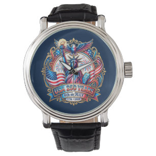 VS 250 jaar 4 juli 1776-2026 Horloge