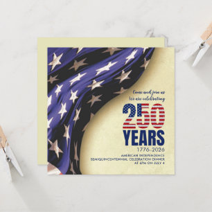 VS 250 jaar Amerikaanse Onafhankelijkheidsverjaard Kaart