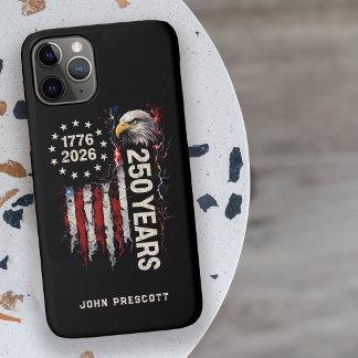 VS 250 Jaar Patriottisch 2026 Vrijheidsvlag iPhone 11 Pro Hoesje