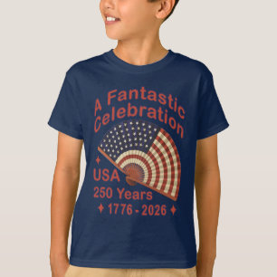 VS 250 jaar patriottisch ventilatorontwerp – 1776- T-shirt
